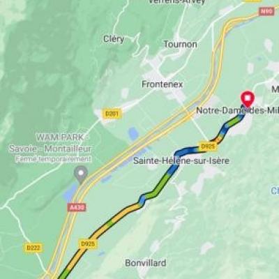 Parcours CLM équipe Aiton 2023 