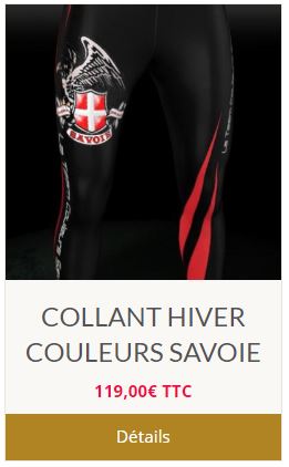 Collant hiver team couelurs savoie